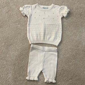 Feltman Brothers Girls Pointelle Knit Set